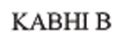 Kabhi B Device mark 2748100 Trademark