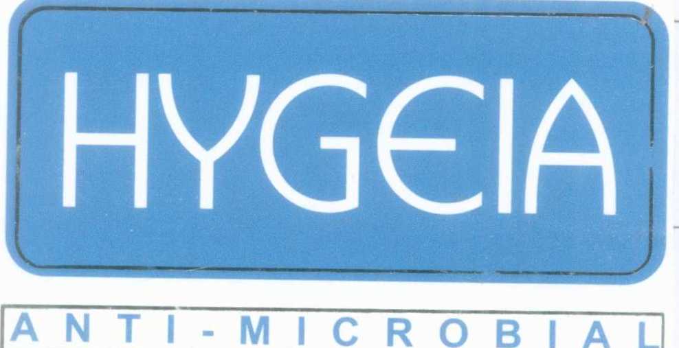 Hygeia Anti-microbial Device mark 1115389 Trademark