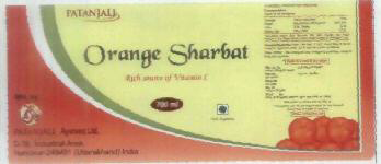 Orange Sharbat Device mark 1840192 Trademark