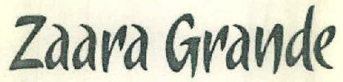 Zaara Grande Device mark 2776395 Trademark