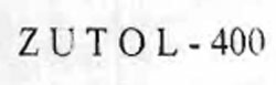 Zutol-400 Device mark 860749 Trademark
