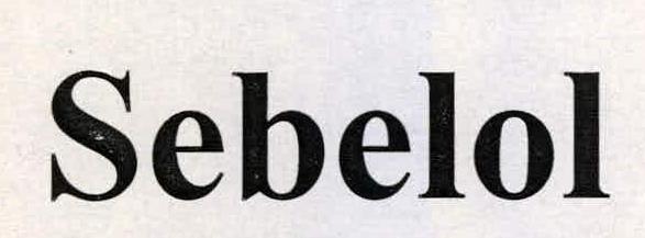 Sebelol Device mark 2240960 Trademark