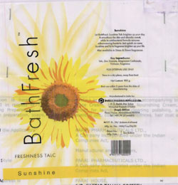 Bath Fresh(label) Device mark 1568492 Trademark