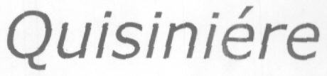 Quisiniere Device mark 1630510 Trademark