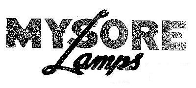 Mysore Lamps With Label Device mark 1421803 Trademark