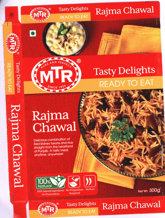 Tasty Delights Mtr Rajma Chawal Device mark 2391486 Trademark