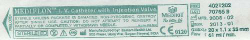 Mediflon With Label Device mark 1673330 Trademark