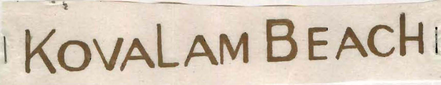 Kovalam Beach (label) Device mark 1024784 Trademark