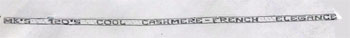 Mk" S 120"s Cool Cashmere-french Elegance (label) Device mark 1045311 Trademark