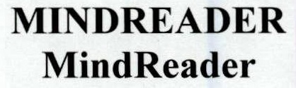 Mindreader Mindreader Device mark 1707972 Trademark