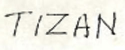 Tizan Device mark 825300 Trademark