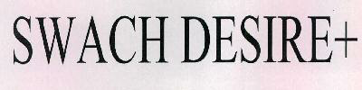 Swach Desire+ Device mark 2329595 Trademark