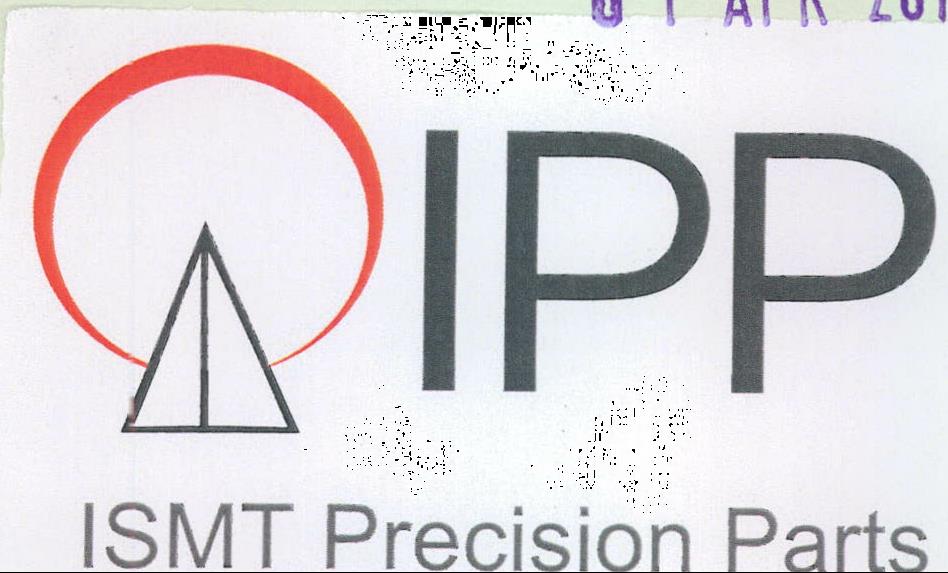 Ipp Ismt Precision Parts Device mark 2124349 Trademark