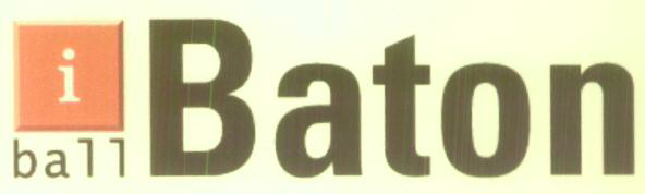 I Ball Baton (label) Device mark 1625226 Trademark
