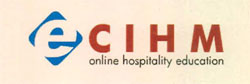 Cihm With Word Online Hospitality Education And E Logo Device mark 2538998 Trademark