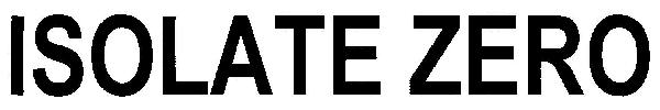 Isolate Zero Device mark 2971195 Trademark