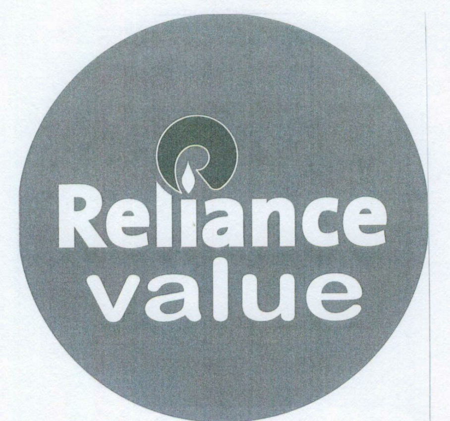 Reliance Value (label) Device mark 1580594 Trademark