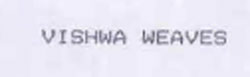 Vishwa Weaves Device mark 1037133 Trademark