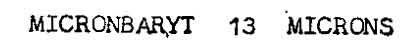 Micronbaryt 13 Microns Device mark 707254 Trademark