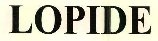 Lopide Device mark 2584299 Trademark