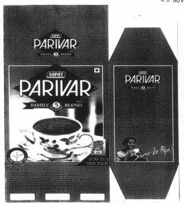 Parivar (label) Device mark 1322307 Trademark