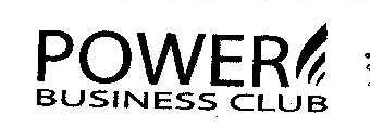 Power Business Club (labeal) Device mark 1588304 Trademark