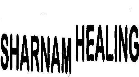 Sharnam Healing (label) Device mark 2087944 Trademark
