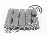 Big 92.7 Fm (label) Device mark 1486765 Trademark