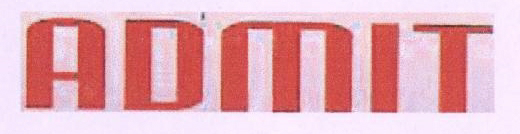 Admit (device) Device mark 1801833 Trademark