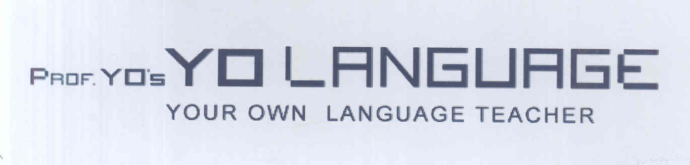 Prof Yo's Yo Language (special Form Of Writing) Device mark 1569480 Trademark