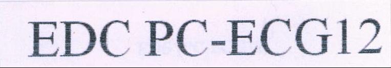 Edc Pc-ecg 12 Device mark 2119916 Trademark
