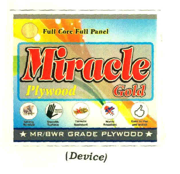 Miracle Gold Plywood Device mark 2718666 Trademark