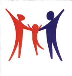 Device , Symbolizing Man , Woman & Child [label] Device mark 1483414 Trademark