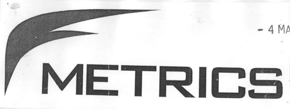 Metrics (label) Device mark 1660893 Trademark
