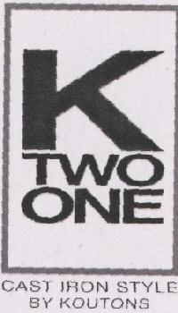 K Two One With Label Device mark 1684873 Trademark