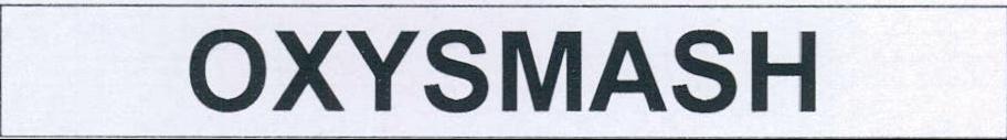 Oxysmash Device mark 2148152 Trademark