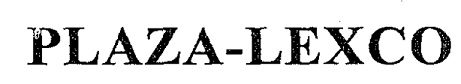 Plaza-lexco Device mark 892041 Trademark