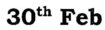 30 Th Feb (device) Device mark 2756969 Trademark