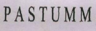P A S T U M M Device mark 1720549 Trademark