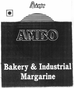 Ambo, Ambo, Ambo Bakery & Lndustrial Magrigarine, (label) Device mark 1454363 Trademark
