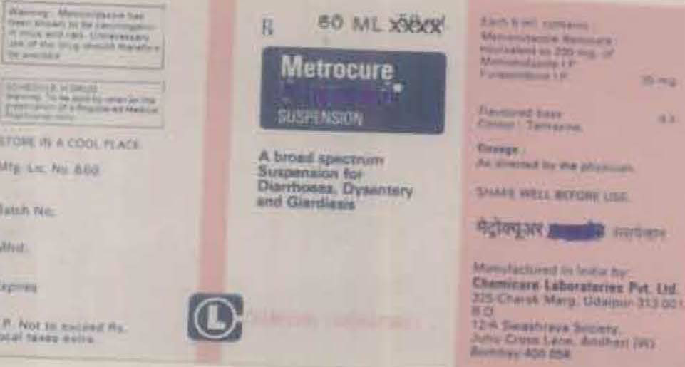 Metrocure Device mark 742054 Trademark