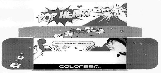 Colorbar Pop Heart (label) Device mark 2729567 Trademark