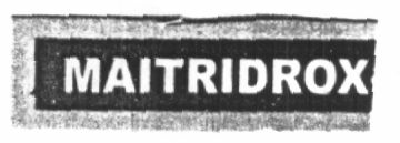 Maitridrox (label) Device mark 1135647 Trademark