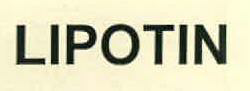 Lipotin Device mark 2762099 Trademark
