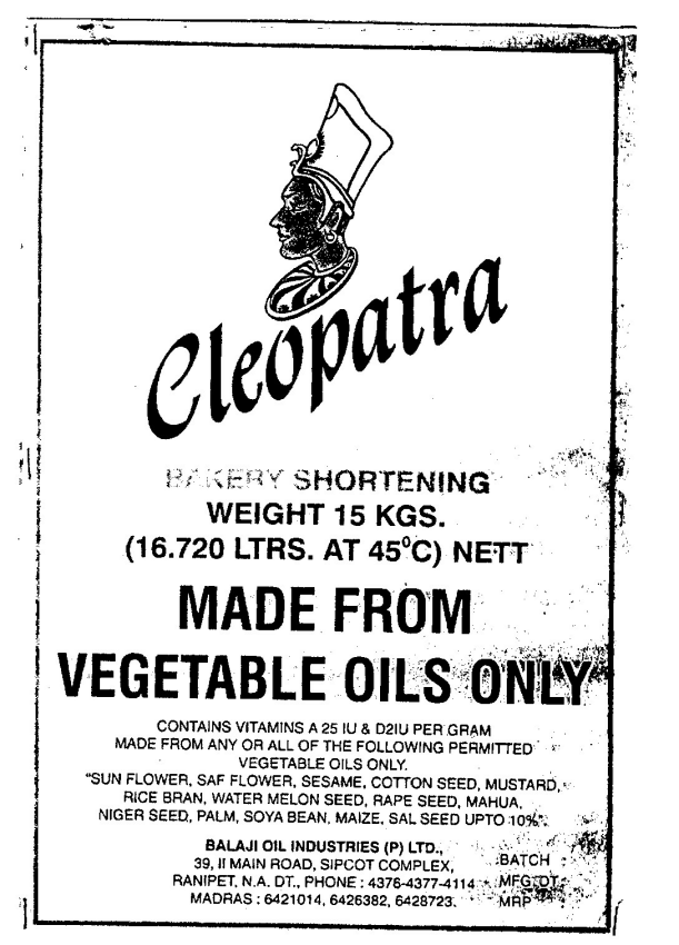 Cleopatra ( Device Face Of Queen ) Device mark 987963 Trademark
