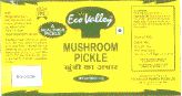 Eco Valley Mushroom Pickle (label) Device mark 1495259 Trademark