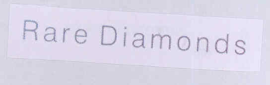 Rare Diamonds Device mark 1742777 Trademark