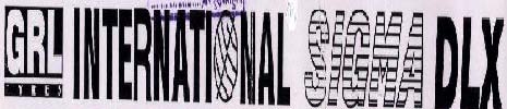Grl International Sigma Dlx ( Label ) Device mark 1792661 Trademark