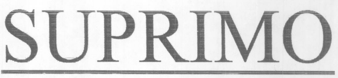 Suprimo (letter Written In Underline) Device mark 1626833 Trademark