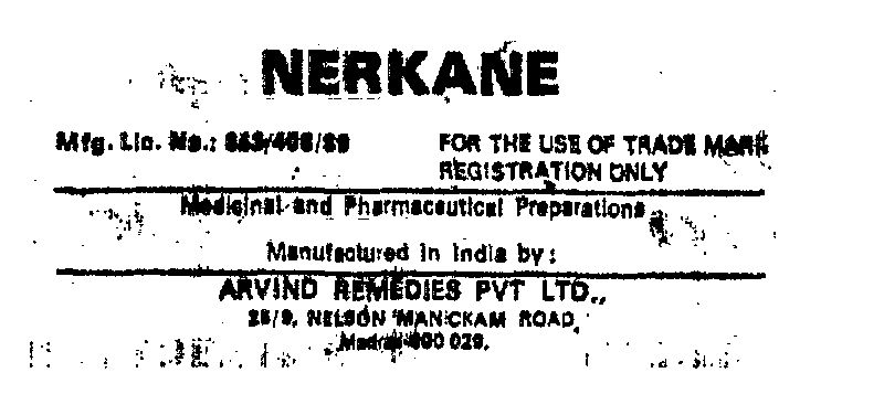 Nerkane Device mark 596773 Trademark